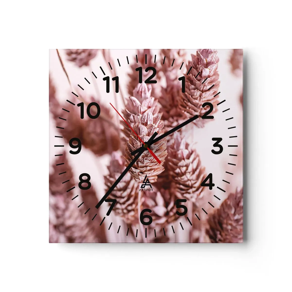 Wanduhr - Glasuhr - Scheinbar unauffällig - 40x40 cm