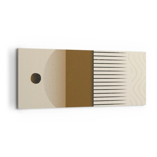 Bild auf Leinwand - Leinwandbild - Verschiedene Staaten - 100x40 cm