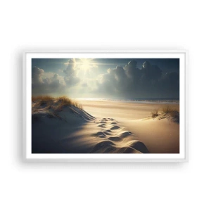 Poster in einem weißen Rahmen - Beruhigende Landschaft - 91x61 cm