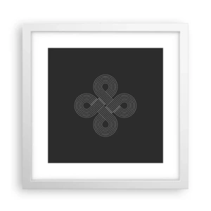 Poster in einem weißen Rahmen - Im keltischen Geist - 30x30 cm