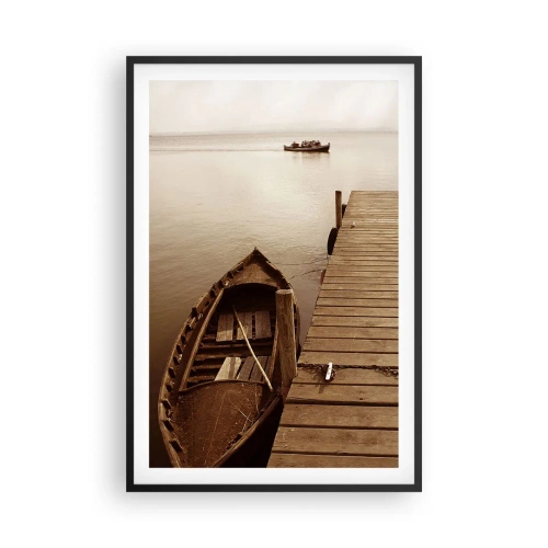 Poster in einem schwarzem Rahmen - Großer Frieden - 61x91 cm