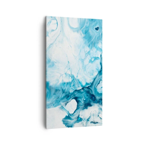 Bild auf Leinwand - Leinwandbild - Blaues Konzert - 45x80 cm