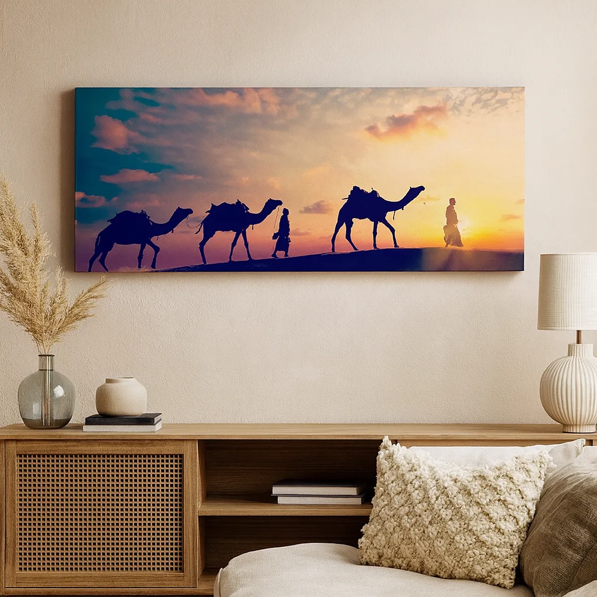 Bild auf Leinwand - Leinwandbild - Der geheimnisvolle Geist des Orients - 30x30 cm