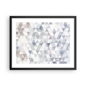 Poster in einem schwarzem Rahmen - Im Rhythmus auf drei - 50x40 cm