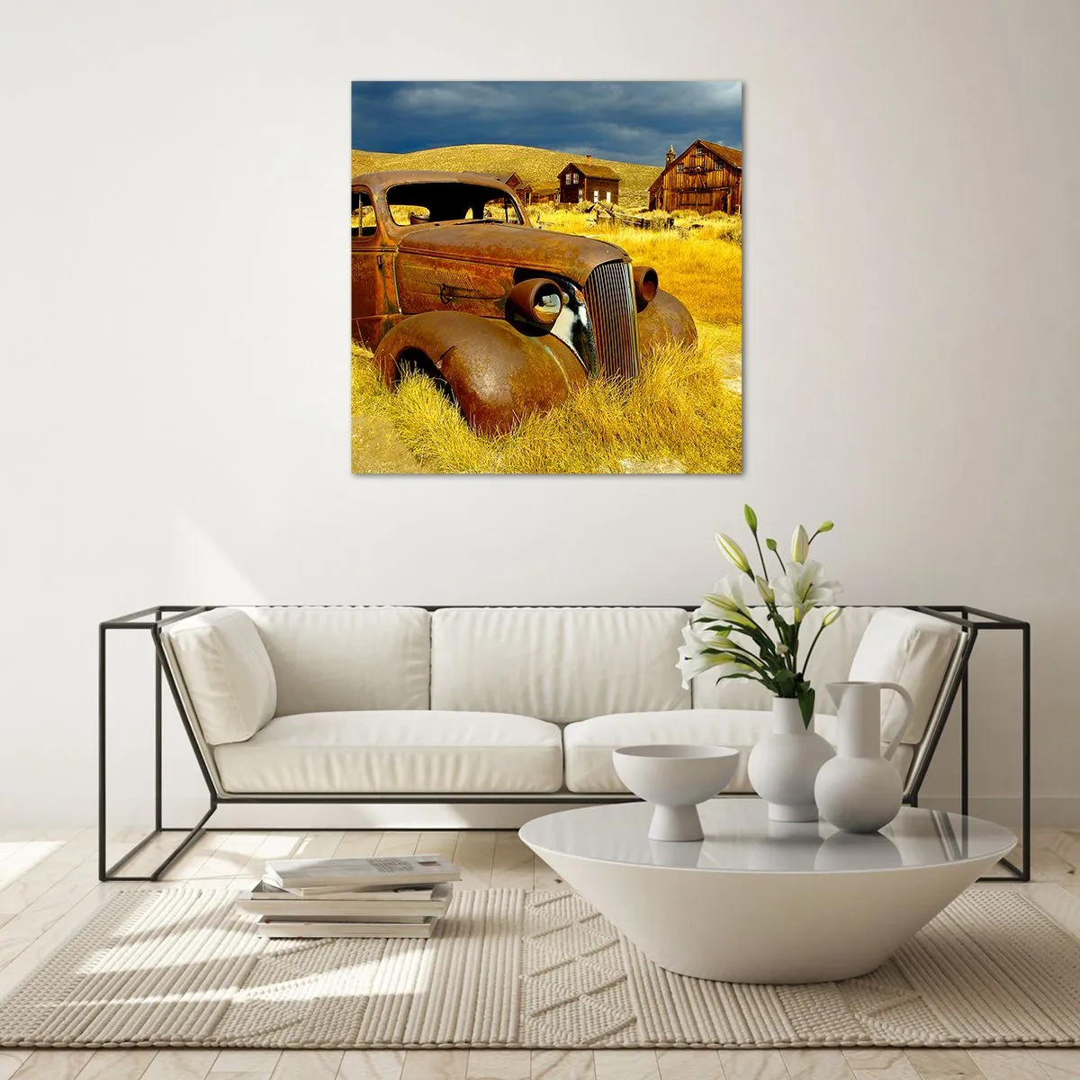 Glasbild - Bild auf glas - Eine wohlverdiente Ruhe - 50x50 cm