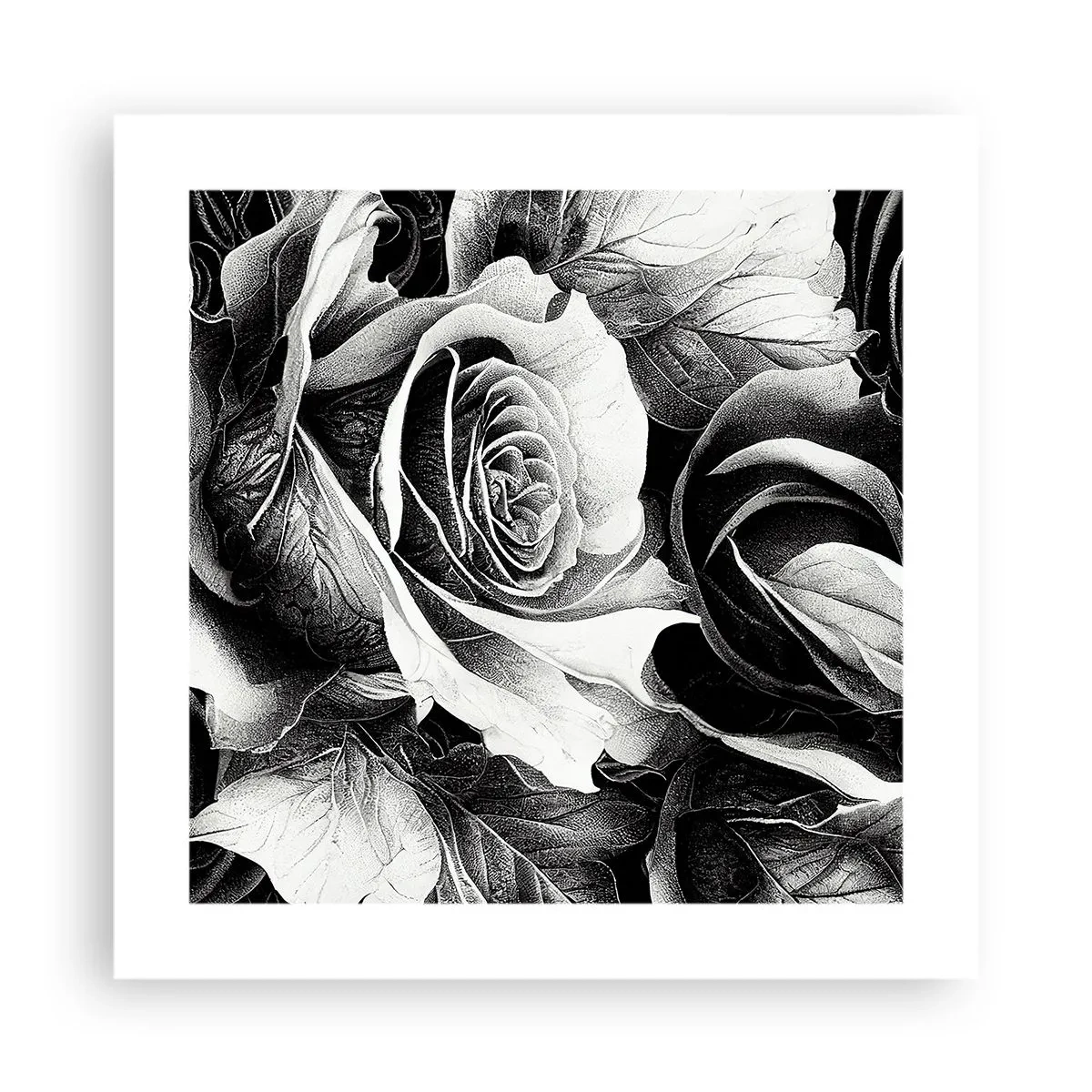 Poster - Immer Königin - 40x40 cm