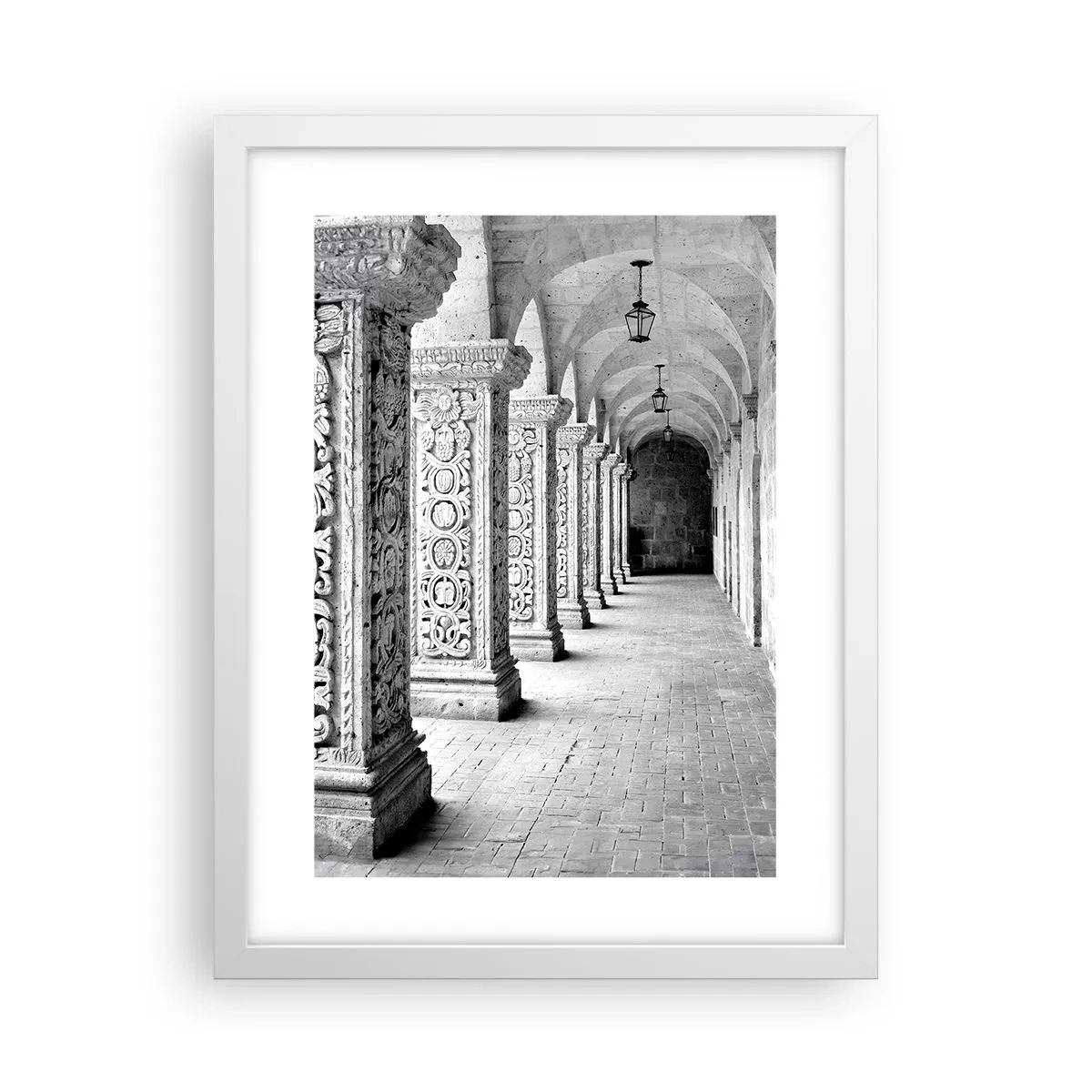 Poster in einem weißen Rahmen - Und wo geht’s hin...? - 30x40 cm