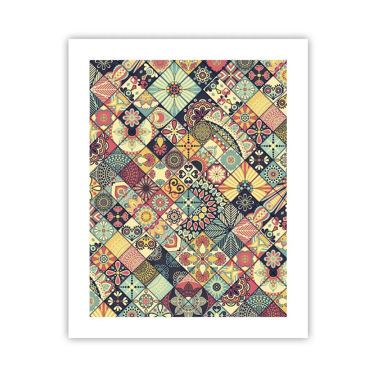 Poster - marokkanische Atmosphäre - 40x50 cm