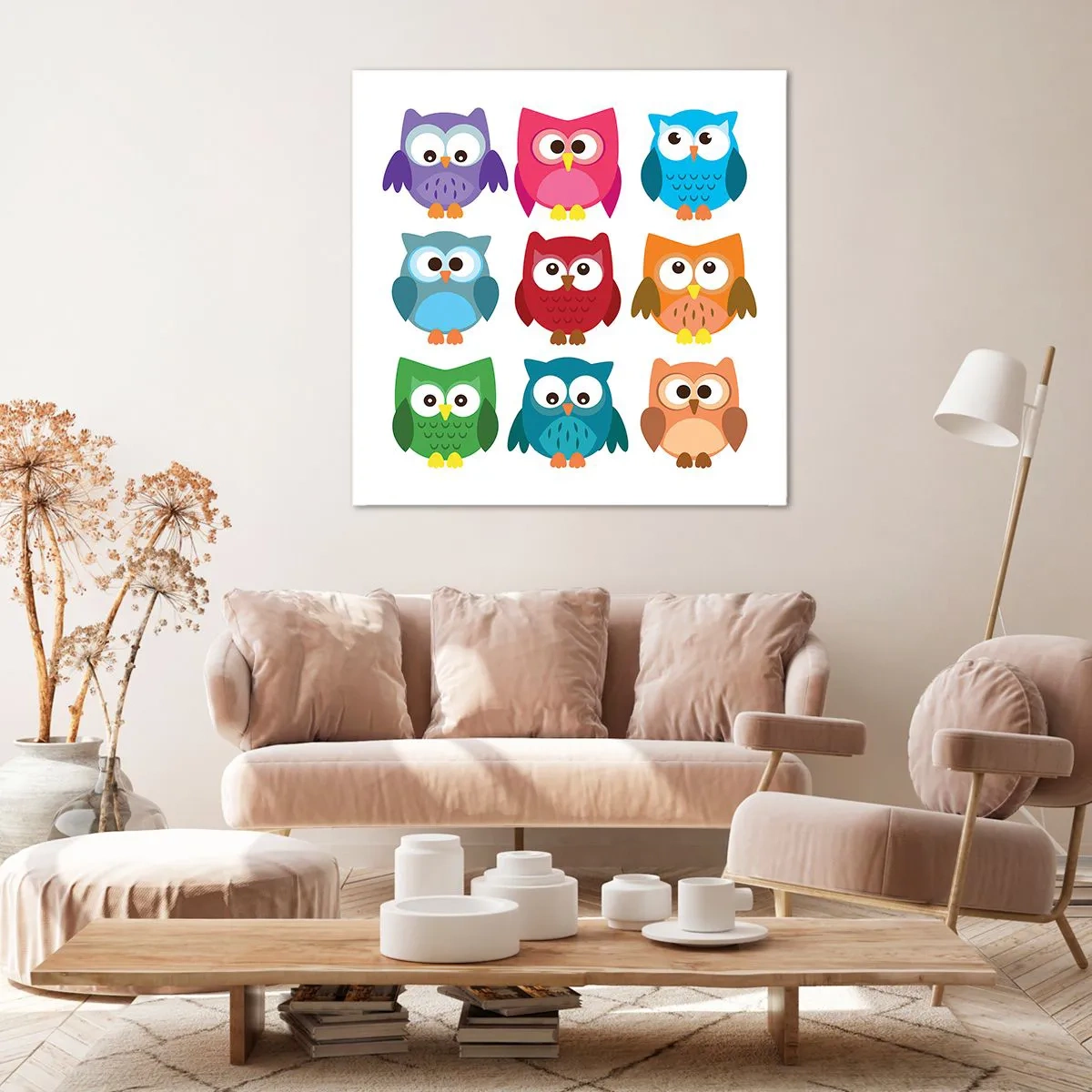 Bild auf Leinwand - Leinwandbild - Es macht Spaß, anders zu sein - 70x70 cm