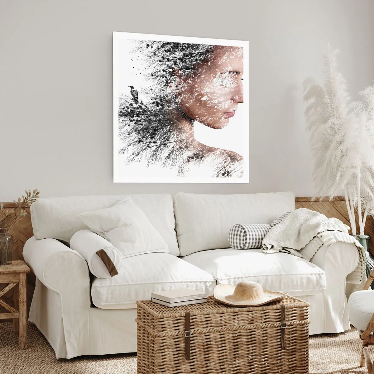 Poster - Der Geist des Waldes - 40x40 cm