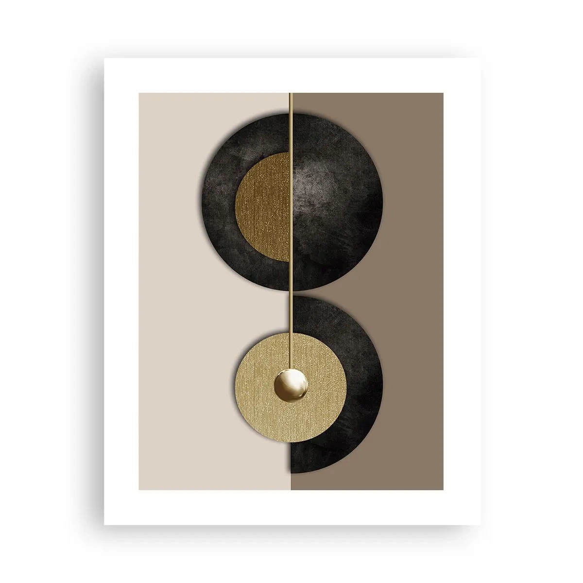Poster - Variationen rund um den Kreis - 40x50 cm