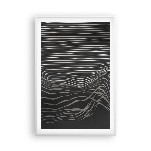 Poster in einem weißen Rahmen - Rhythmus und Akzent - 61x91 cm