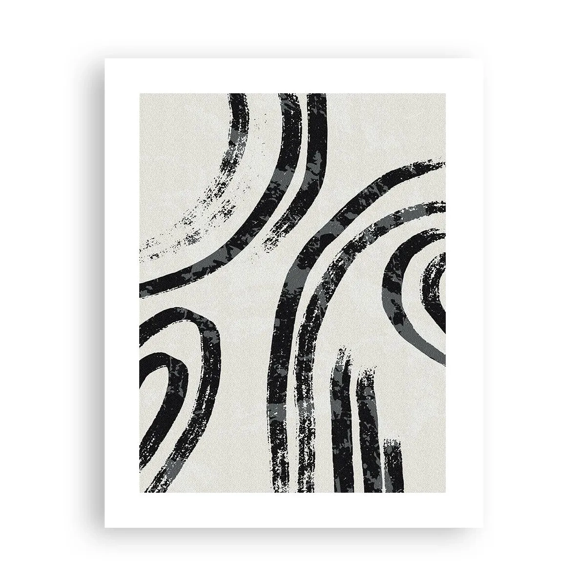 Poster - Bei Hälfte angehalten - 40x50 cm