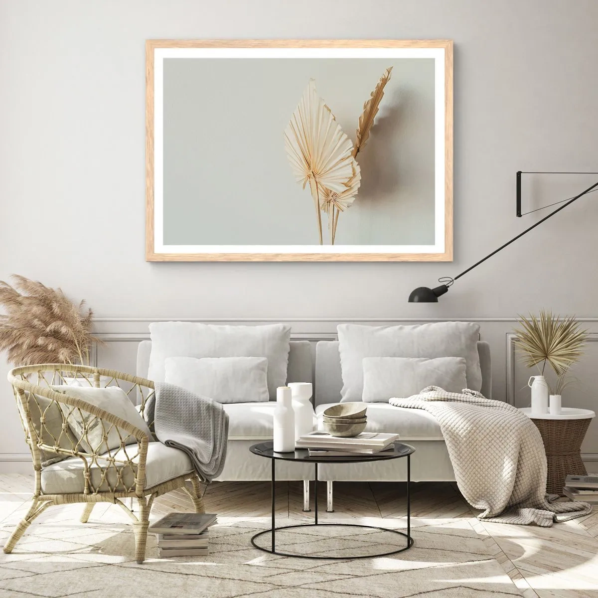 Poster in einem Rahmen aus heller Eiche - Wenn Sie Erleichterung brauchen - 70x50 cm