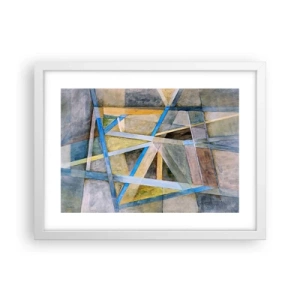 Poster in einem weißen Rahmen - Gerade oder diagonal? - 40x30 cm