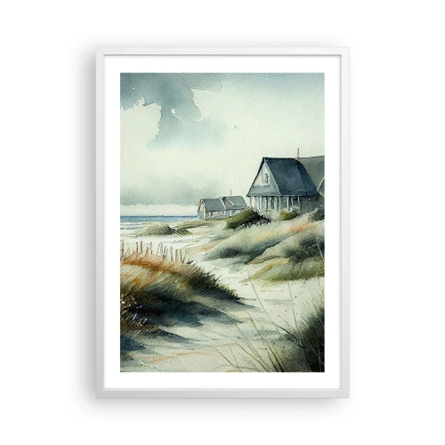 Poster in einem weißen Rahmen - Abseits vom Trubel - 50x70 cm