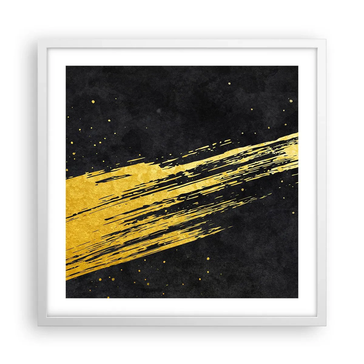 Poster in einem weißen Rahmen - Sprung in den Hyperraum - 50x50 cm