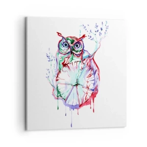 Bild auf Leinwand - Leinwandbild - Von Natur aus klug - 50x50 cm