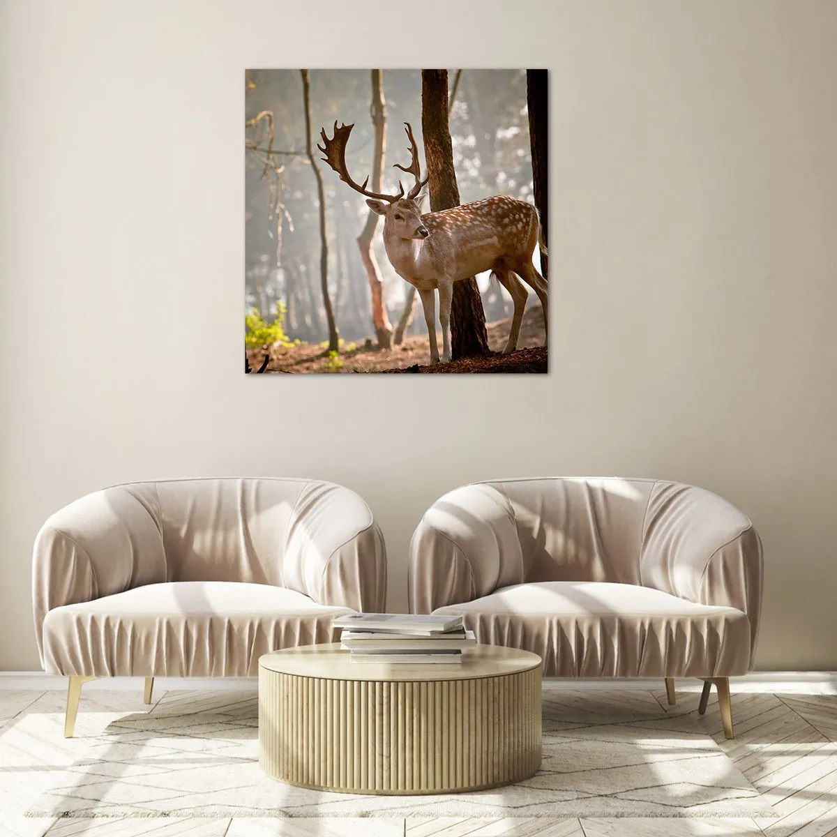 Glasbild - Bild auf glas - Das Licht der Jugend - 70x70 cm