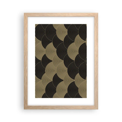 Poster in einem Rahmen aus heller Eiche - Einheit in der Vielfalt - 30x40 cm