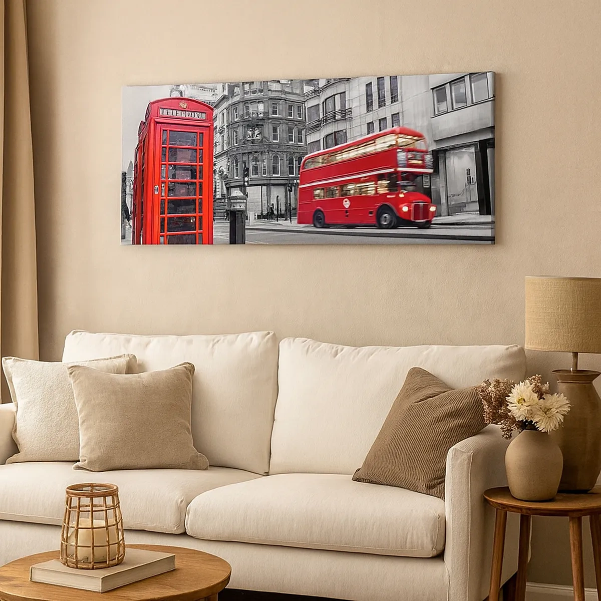 Bild auf Leinwand - Leinwandbild - Das Rotste in Europa - 30x30 cm