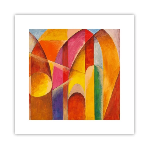 Poster - Kathedrale der Sonne - 30x30 cm