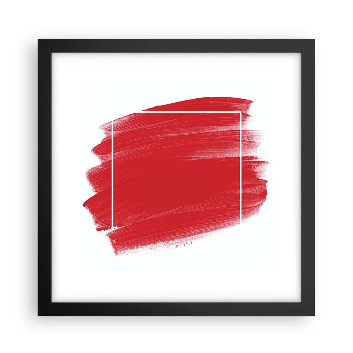 Poster in einem schwarzem Rahmen - Aus dem Rahmen - 30x30 cm