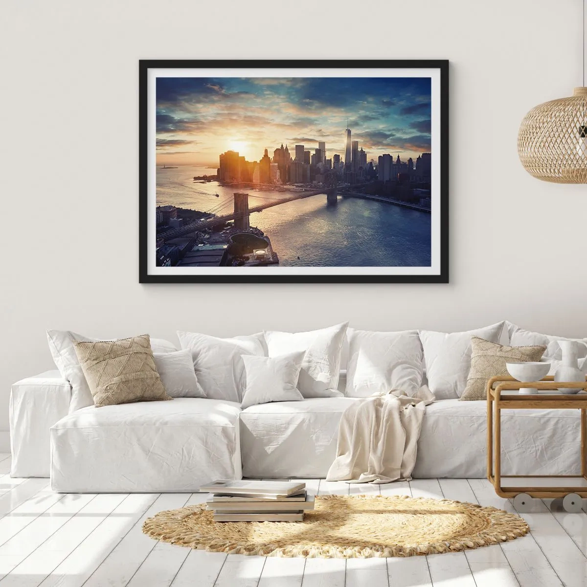 Poster in einem schwarzem Rahmen - Westliches Kulturdenkmal - 40x30 cm
