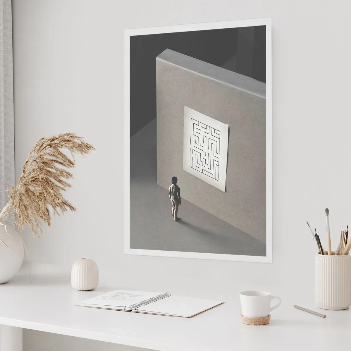 Poster - Aber wo bin ich? - 70x100 cm