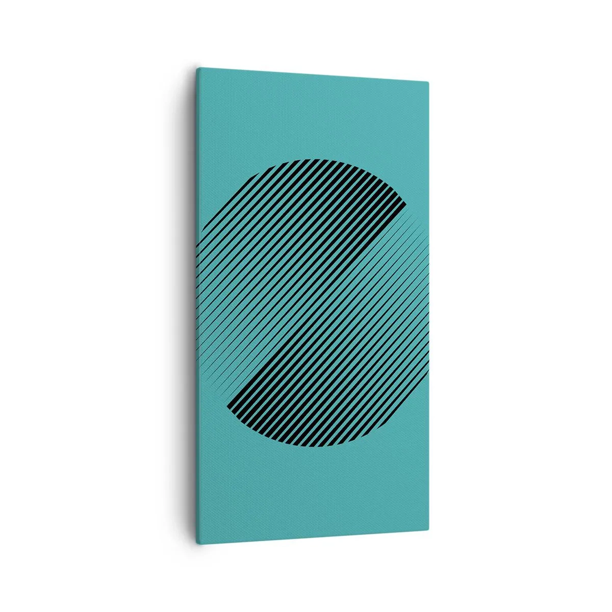 Bild auf Leinwand - Leinwandbild - Kreis – eine geometrische Variante - 55x100 cm
