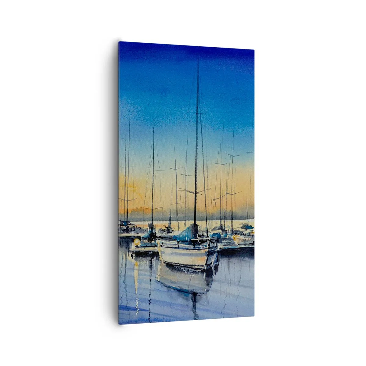 Bild auf Leinwand - Leinwandbild - Ende eines guten Tages - 65x120 cm