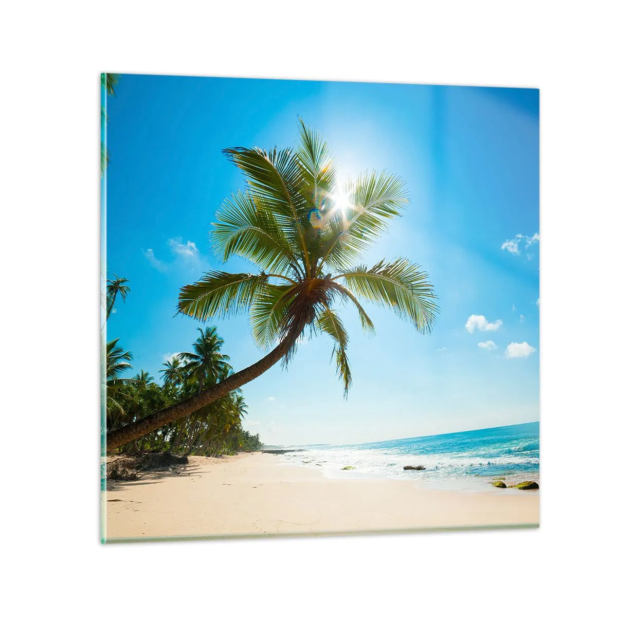 Glasbild - Bild auf glas - Niemandem zeigen - 40x40 cm