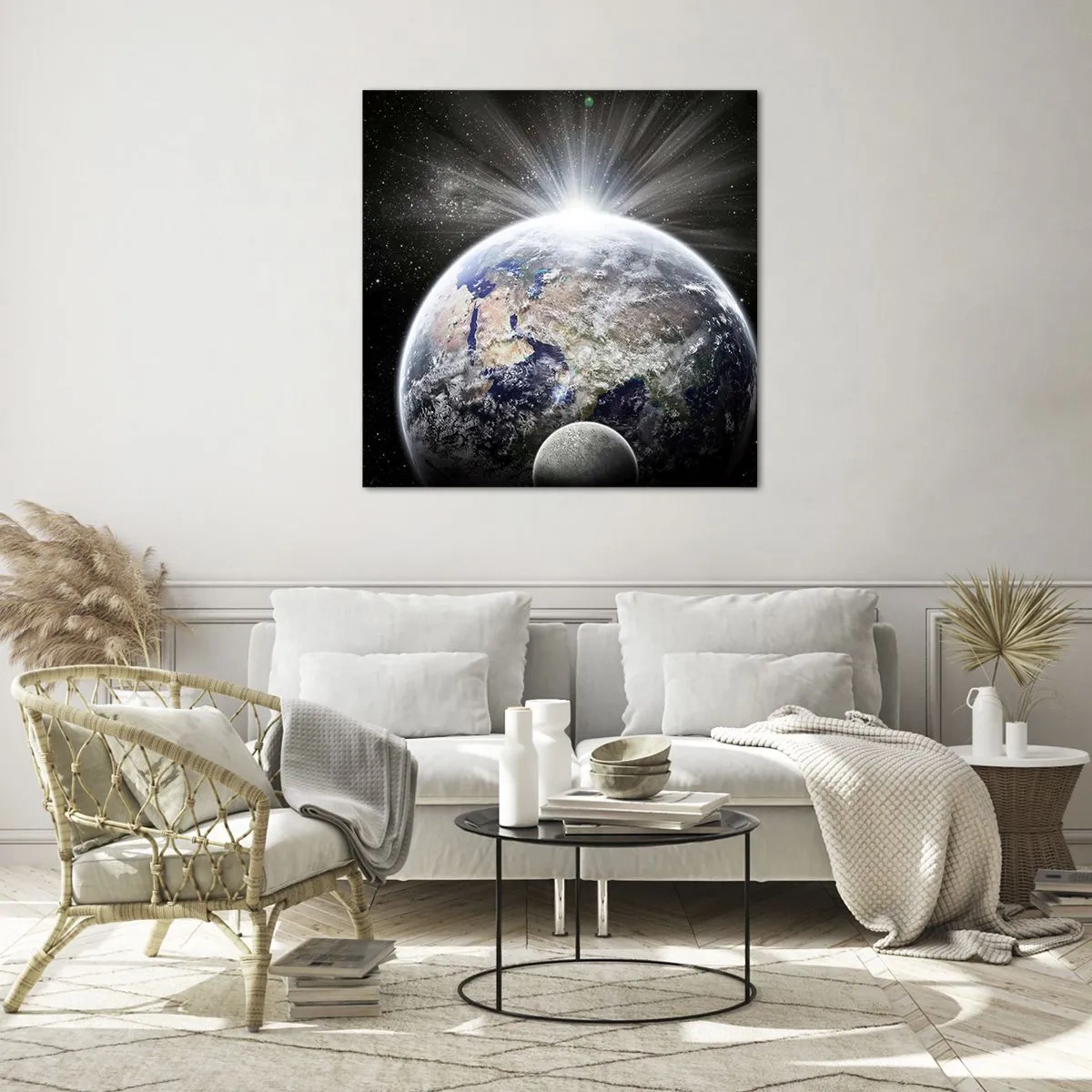 Glasbild - Bild auf glas - In voller Pracht - 70x70 cm