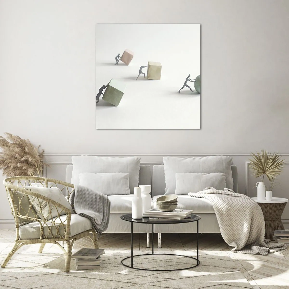 Glasbild - Bild auf glas - Pures Leben - 70x70 cm