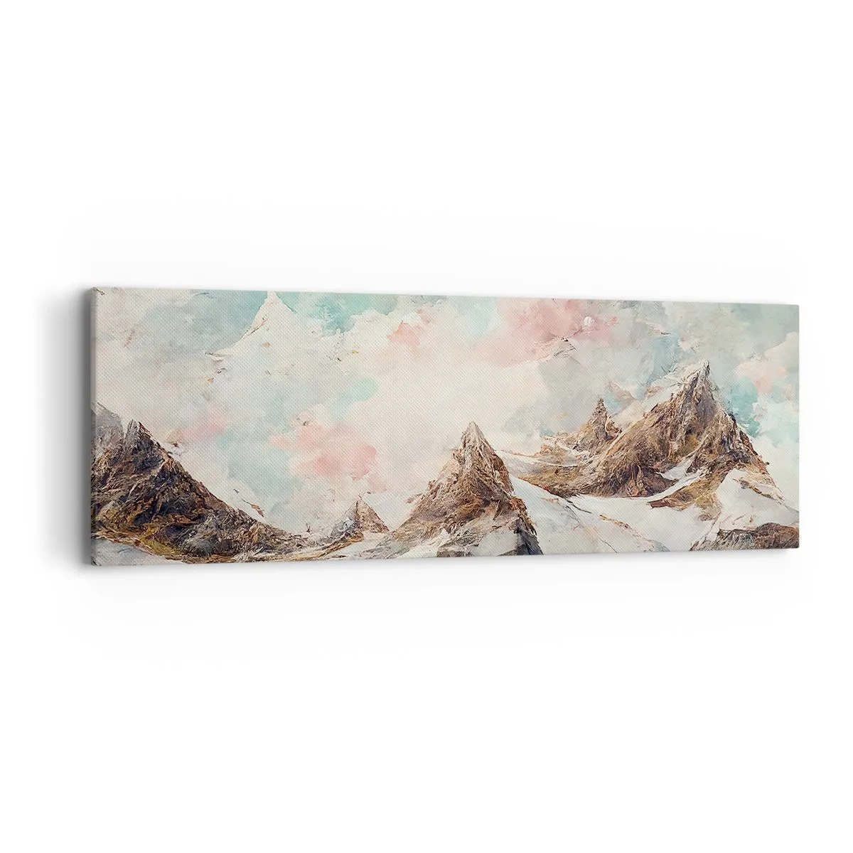 Bild auf Leinwand - Leinwandbild - Felsklingen - 90x30 cm