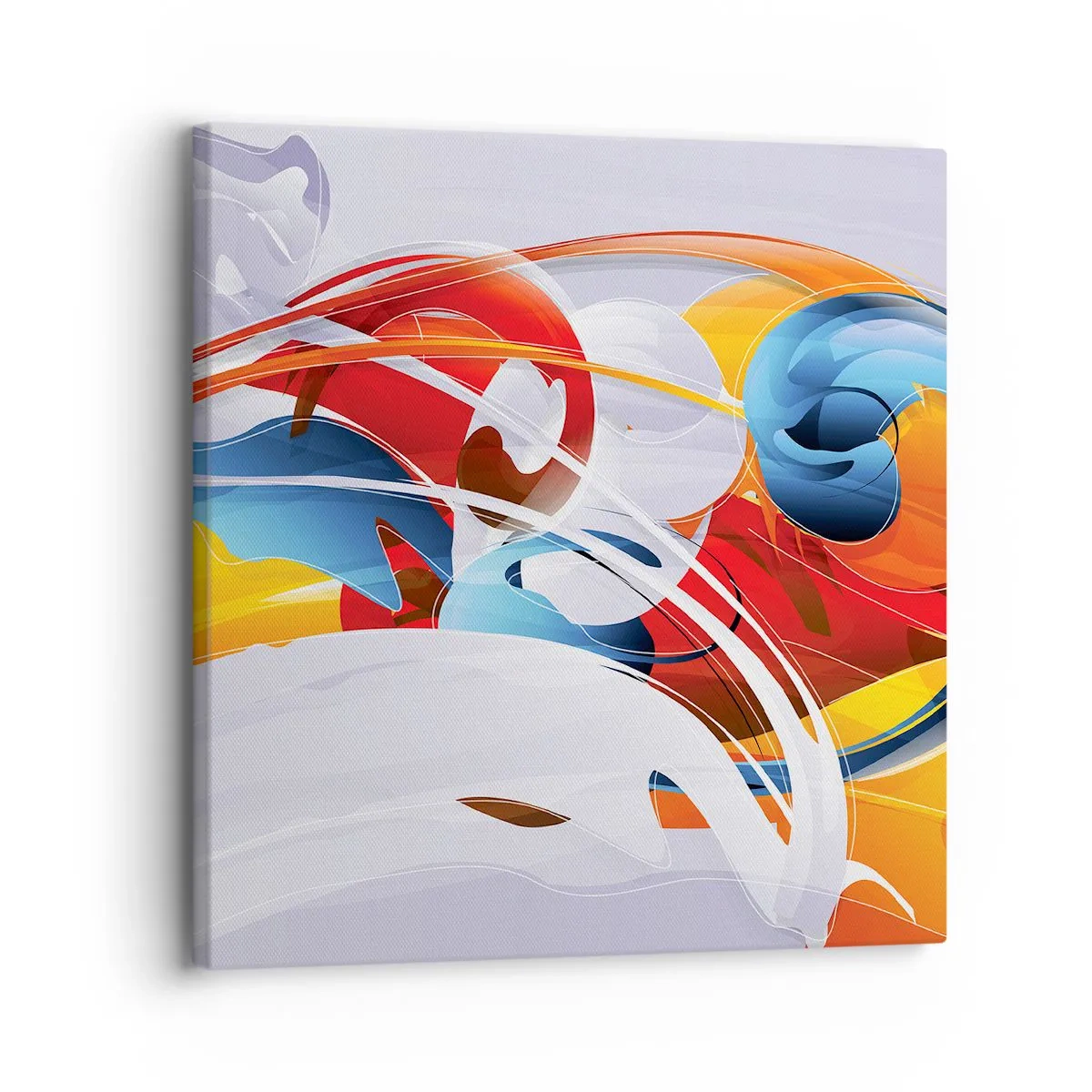 Bild auf Leinwand - Leinwandbild - Der Tanz der Elemente - 30x30 cm