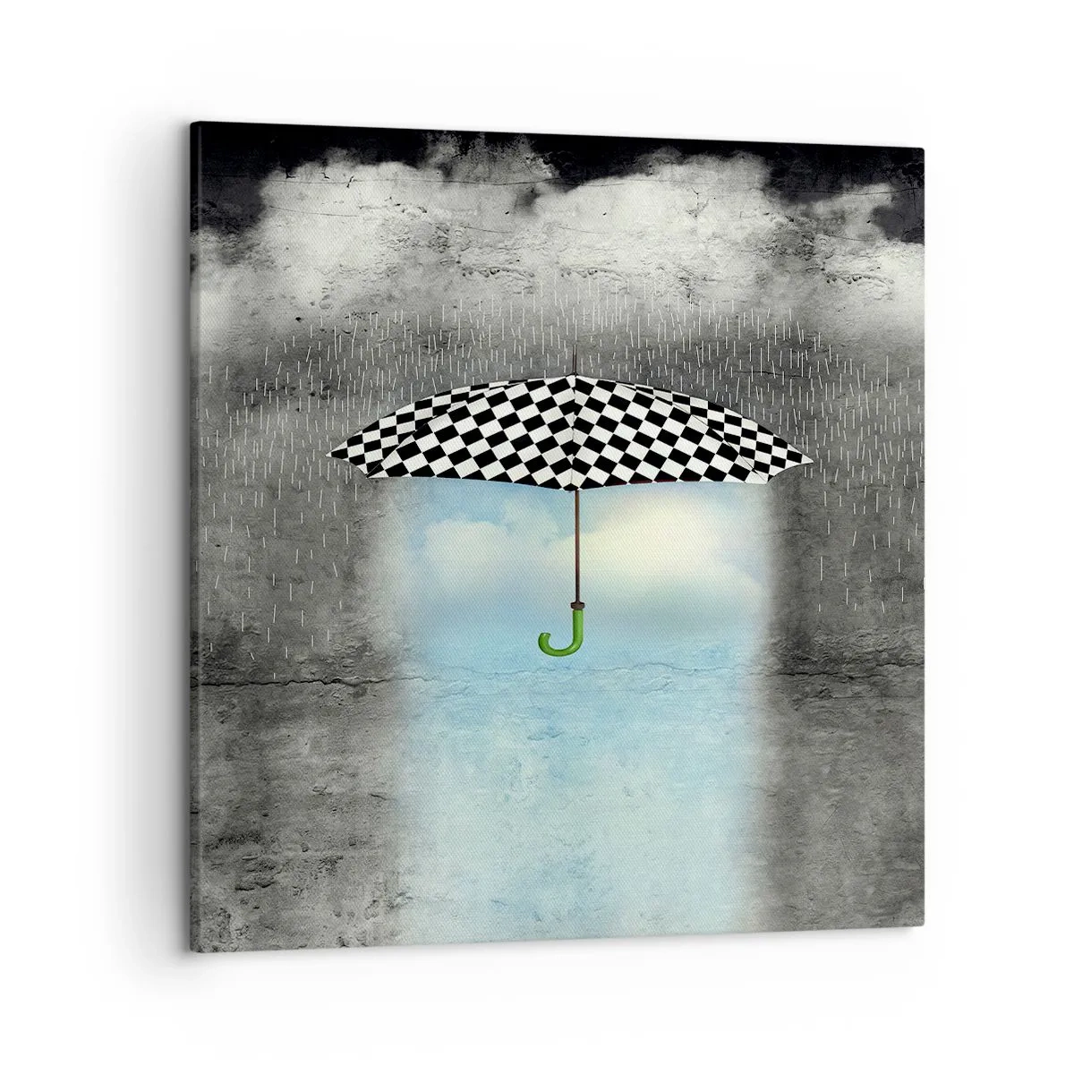 Bild auf Leinwand - Leinwandbild - Aber möglich - 50x50 cm