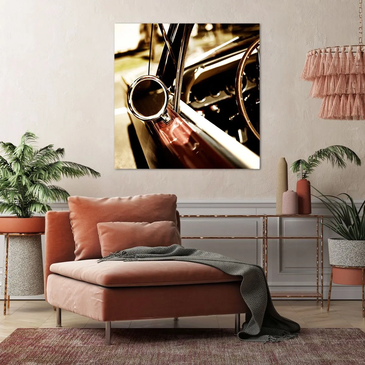 Bild auf Leinwand - Leinwandbild - Ein Auto mit Seele - 60x60 cm