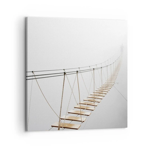 Bild auf Leinwand - Leinwandbild - Wohin wird es dich führen? - 50x50 cm