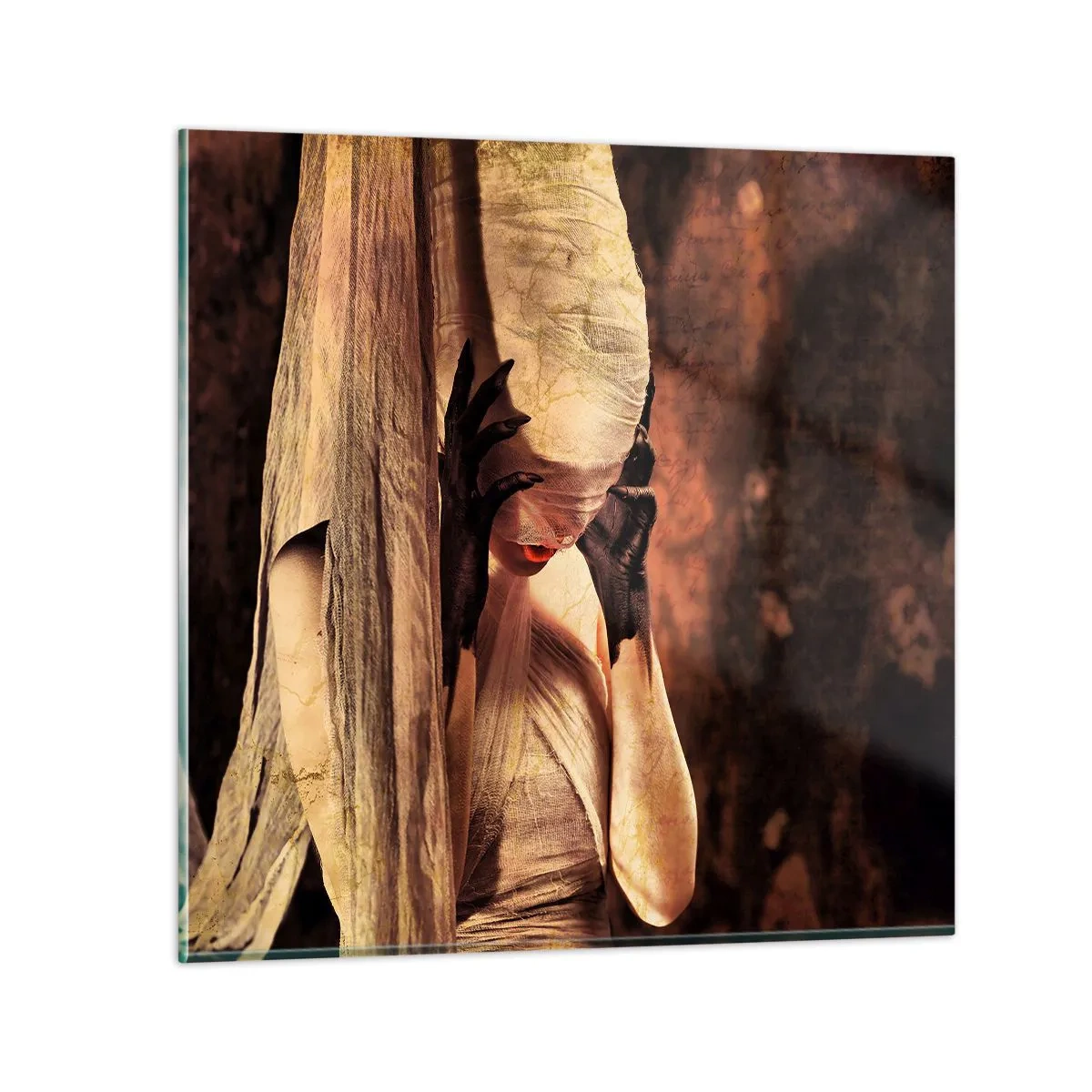 Glasbild - Bild auf glas - Zwischen Gut und Böse - 30x30 cm