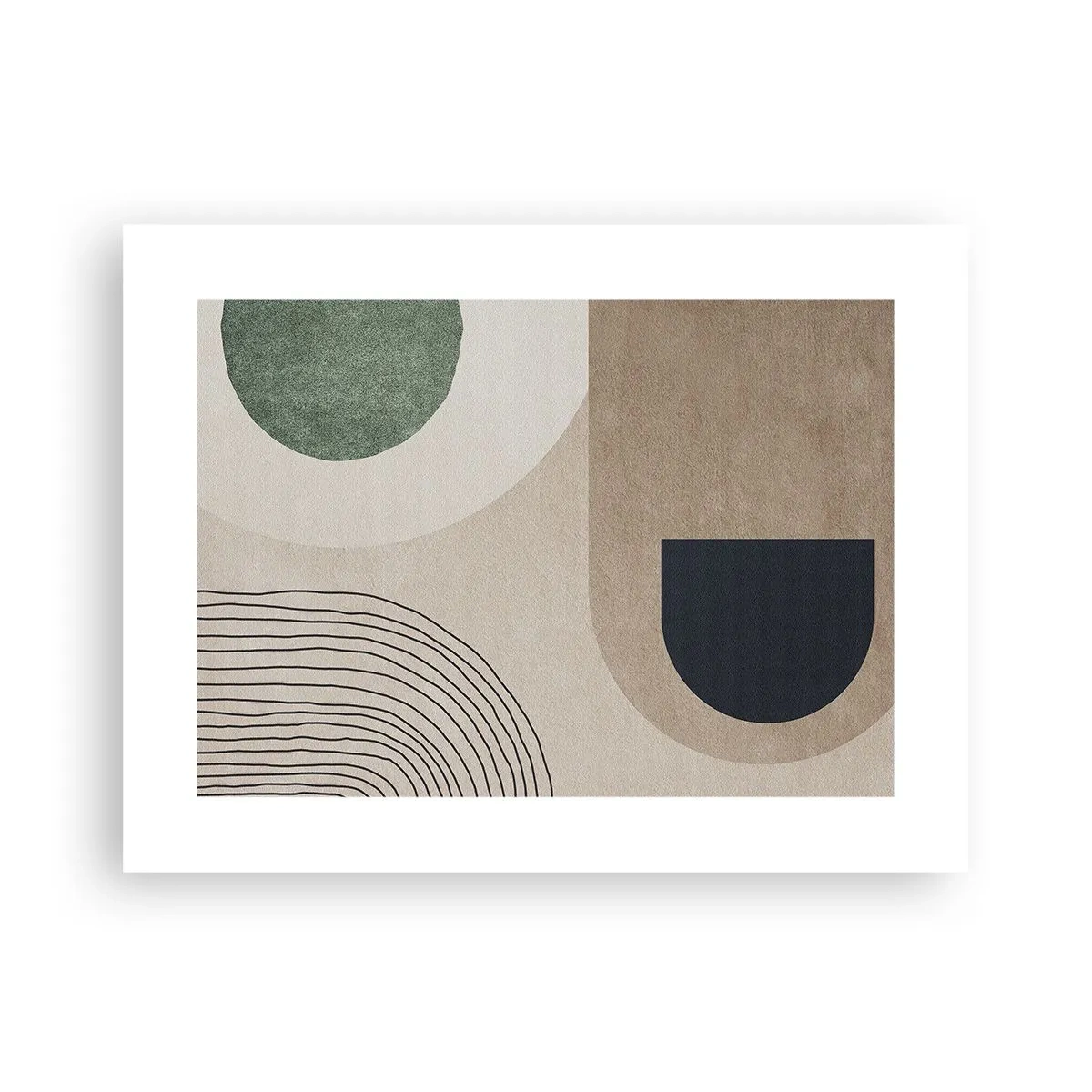Poster - Sanftheit des Ovals - 40x30 cm