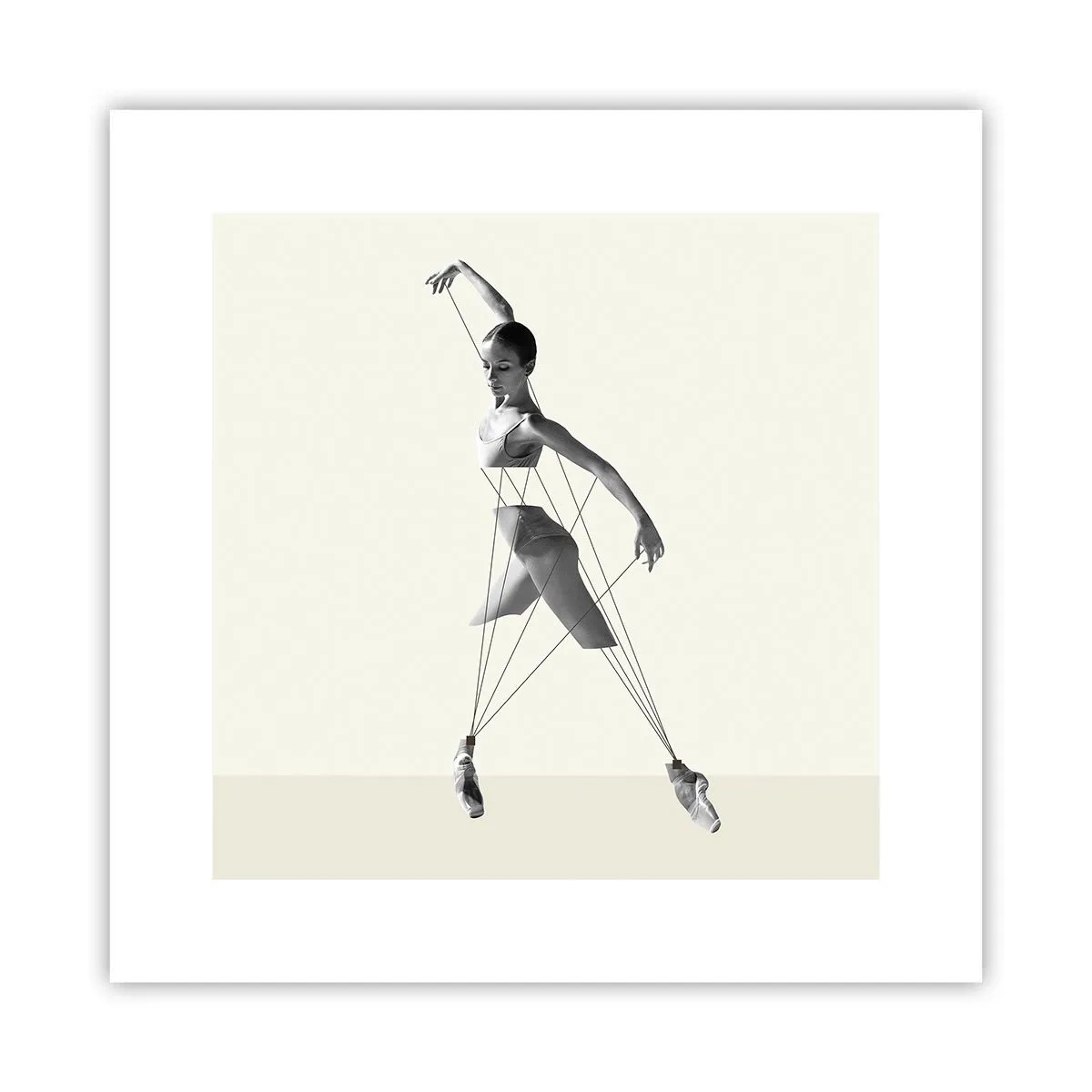 Poster - Im Theater der Welt - 30x30 cm