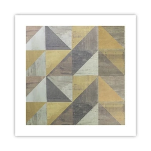 Poster - Am Winkel des Dreiecks - 40x40 cm