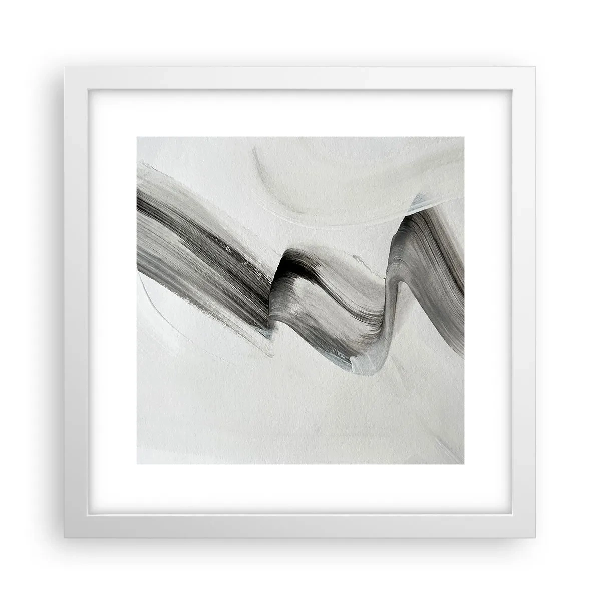 Poster in einem weißen Rahmen - Lässig zum Spaß - 30x30 cm
