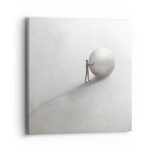 Bild auf Leinwand - Leinwandbild - Das Spiel des Lebens - 40x40 cm