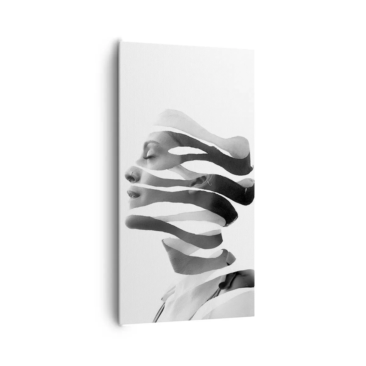 Bild auf Leinwand - Leinwandbild - Surreales Porträt - 65x120 cm