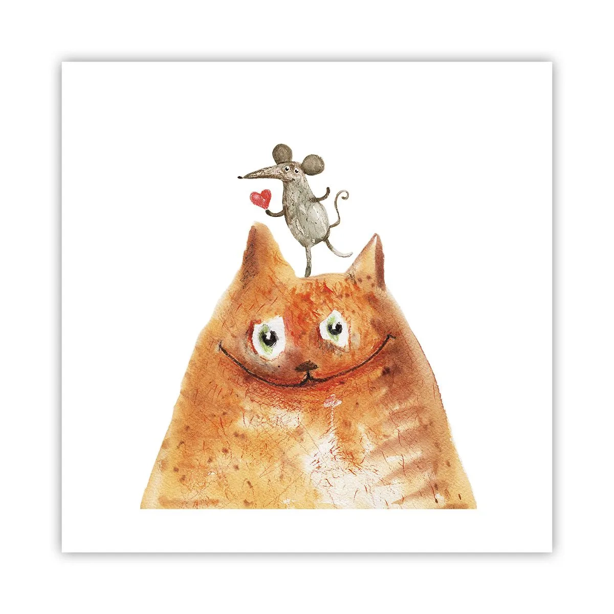 Poster - Paradoxien der Liebe - 40x40 cm