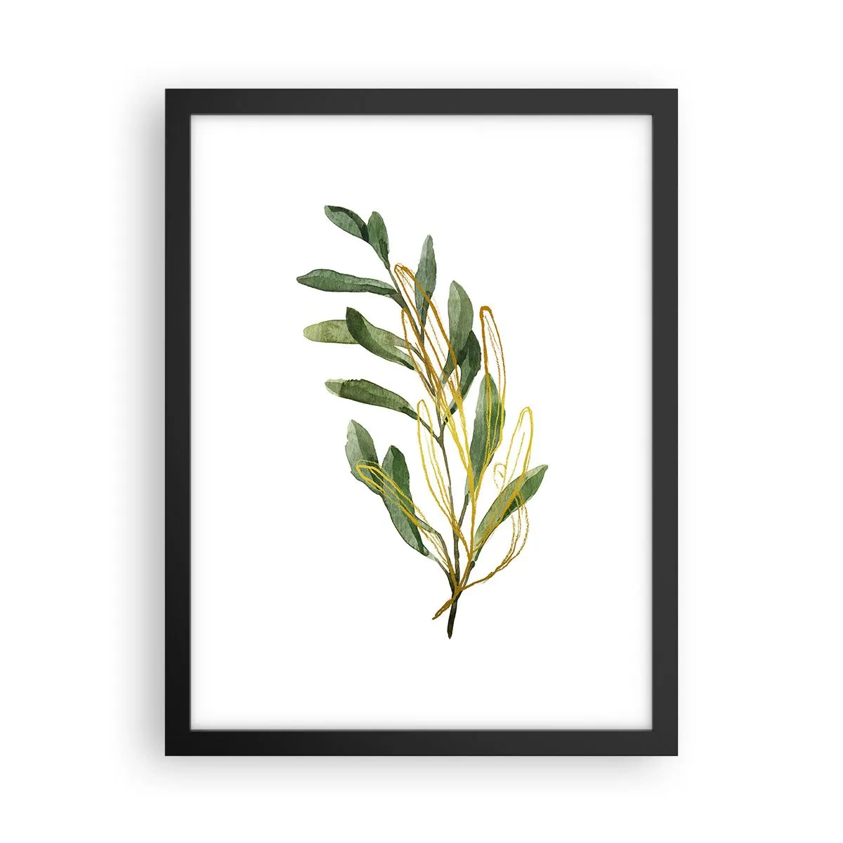 Poster in einem schwarzem Rahmen - Alles was gut ist - 30x40 cm