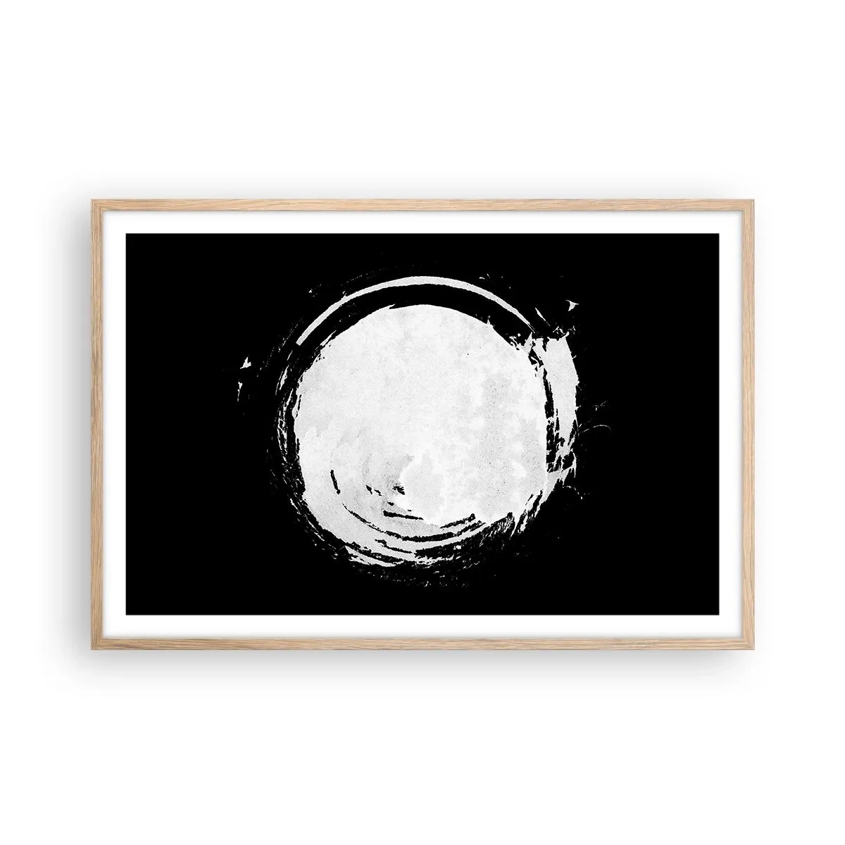 Poster in einem Rahmen aus heller Eiche - Gute Möglichkeit - 91x61 cm