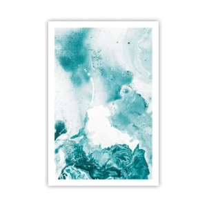 Poster - Morast von Blau - 61x91 cm